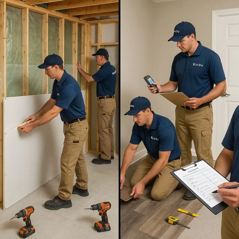 Repairs and Reconstruction process in New Columbia, PA
