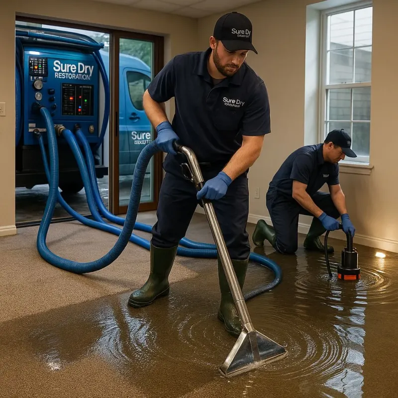 Water Extraction and Removal process in New Columbia, PA